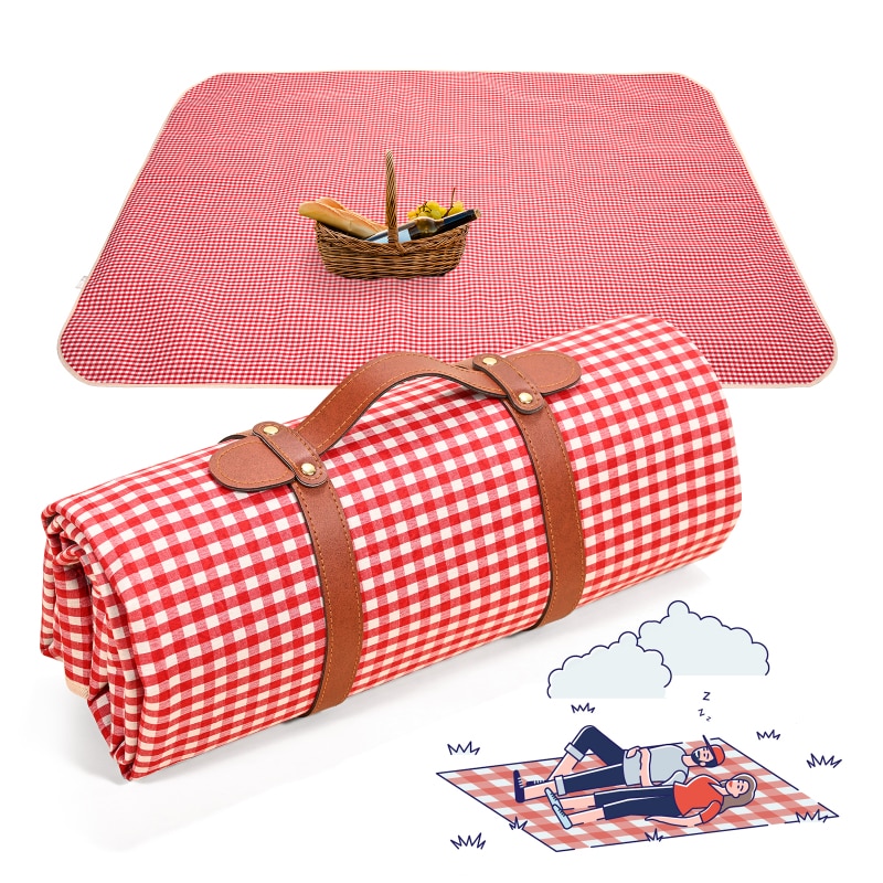 Picnic Basket Panier Osier Picnic Hamper 25 pcs For 4 People Picnic Suitcase Set Cutlery Ice Bag Organizers Wicker Basket