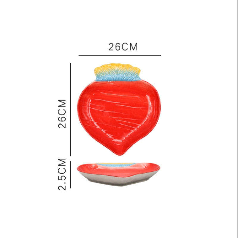 Fruit Shaped Ceramic Dish