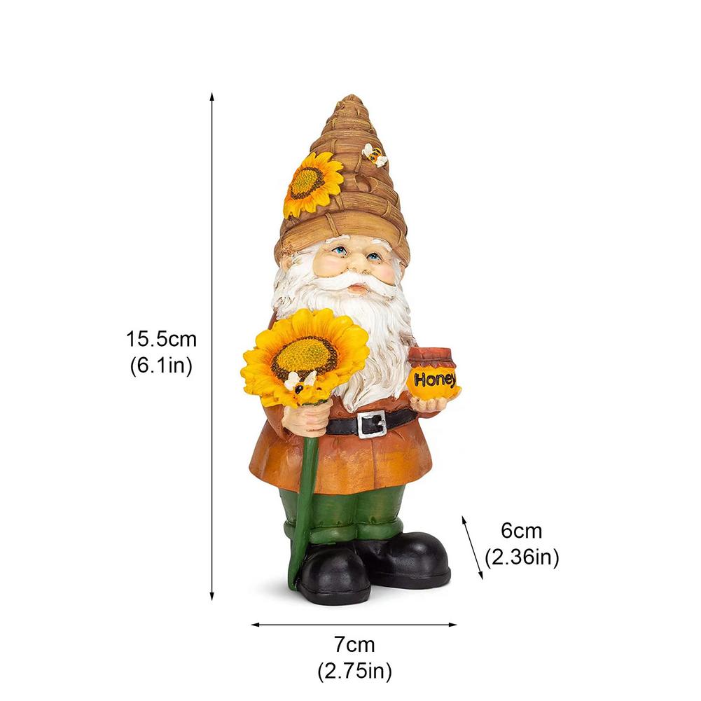 Funny Resin Garden Gnome Statue Hand-painted Naughty Dwarfs Figurines Home Lovely Crafts Garden Decoration For Birthday Gifts