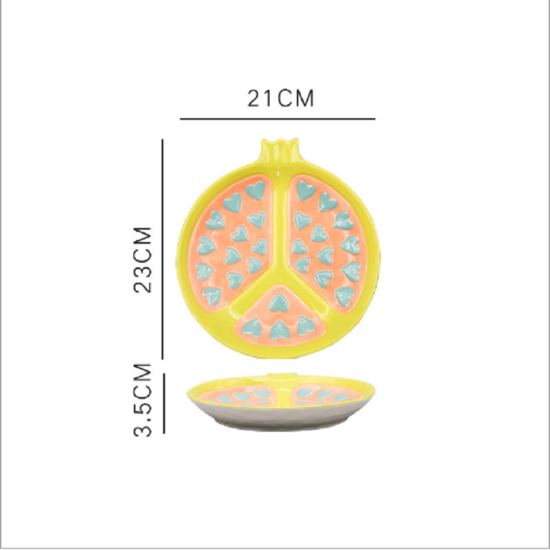 Fruit Shaped Ceramic Dish