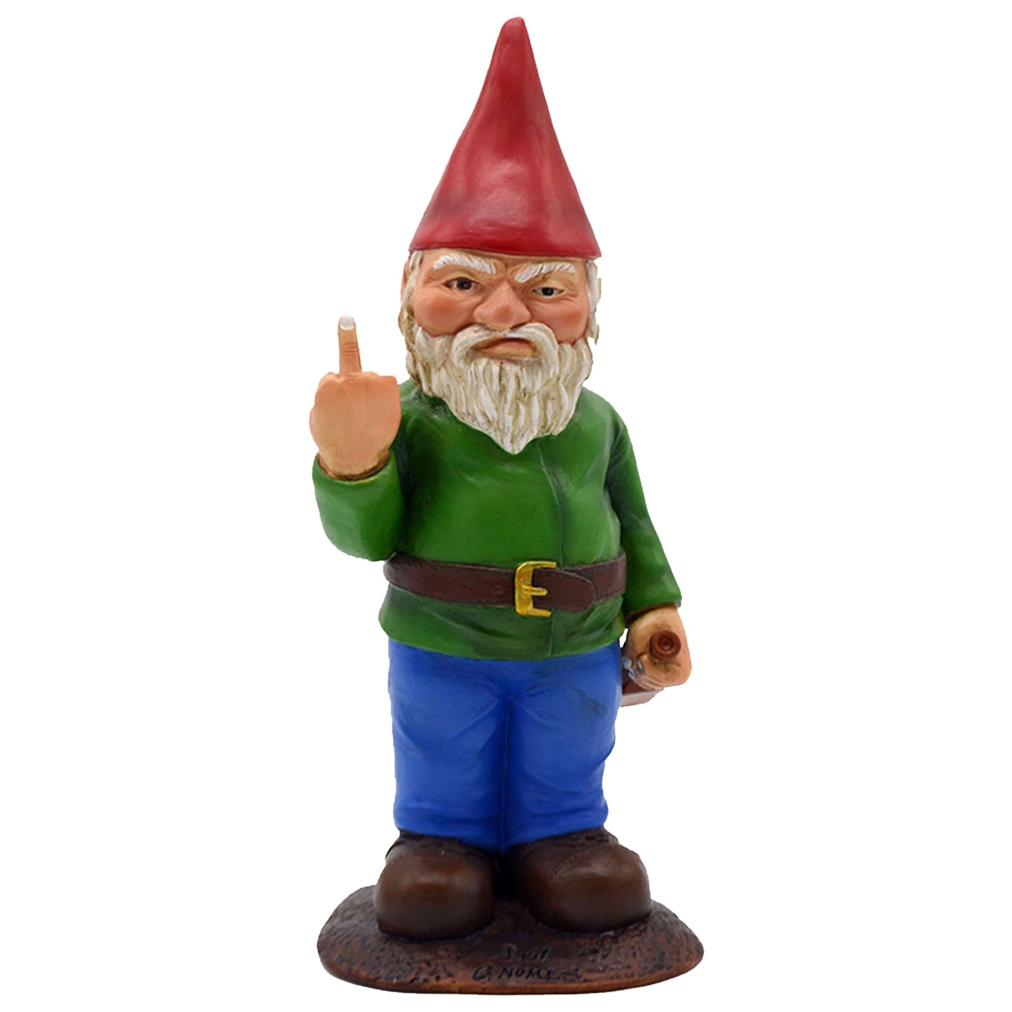 Funny Resin Garden Gnome Statue Hand-painted Naughty Dwarfs Figurines Home Lovely Crafts Garden Decoration For Birthday Gifts