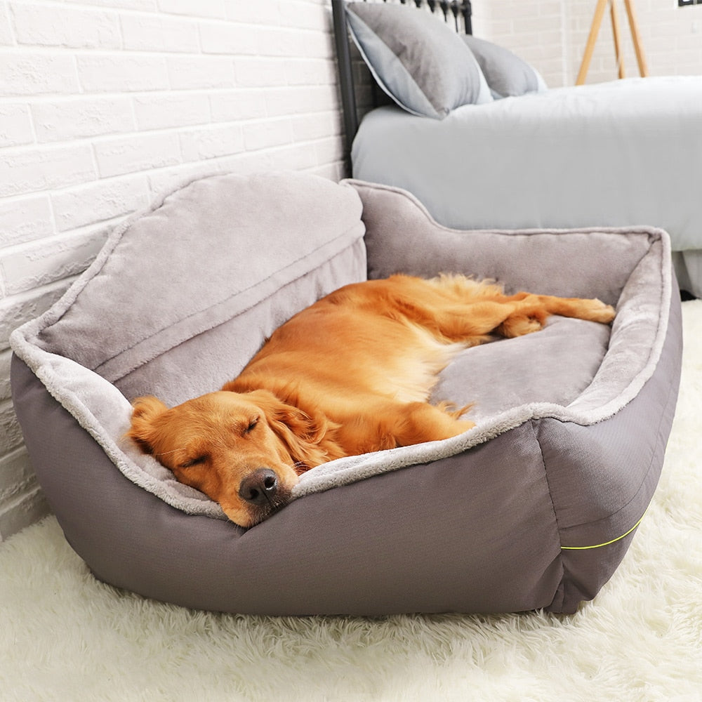 HOOPET Pet Sofa Dog Beds Soft Fleece Winter Thicken Warm Bed Sleeping Bed