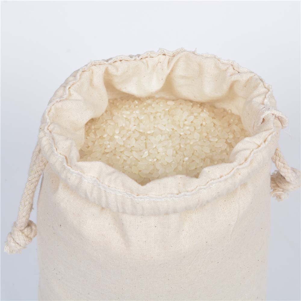 Cotton Fabric Drawstring Storage Bag - Travel luggage organizer