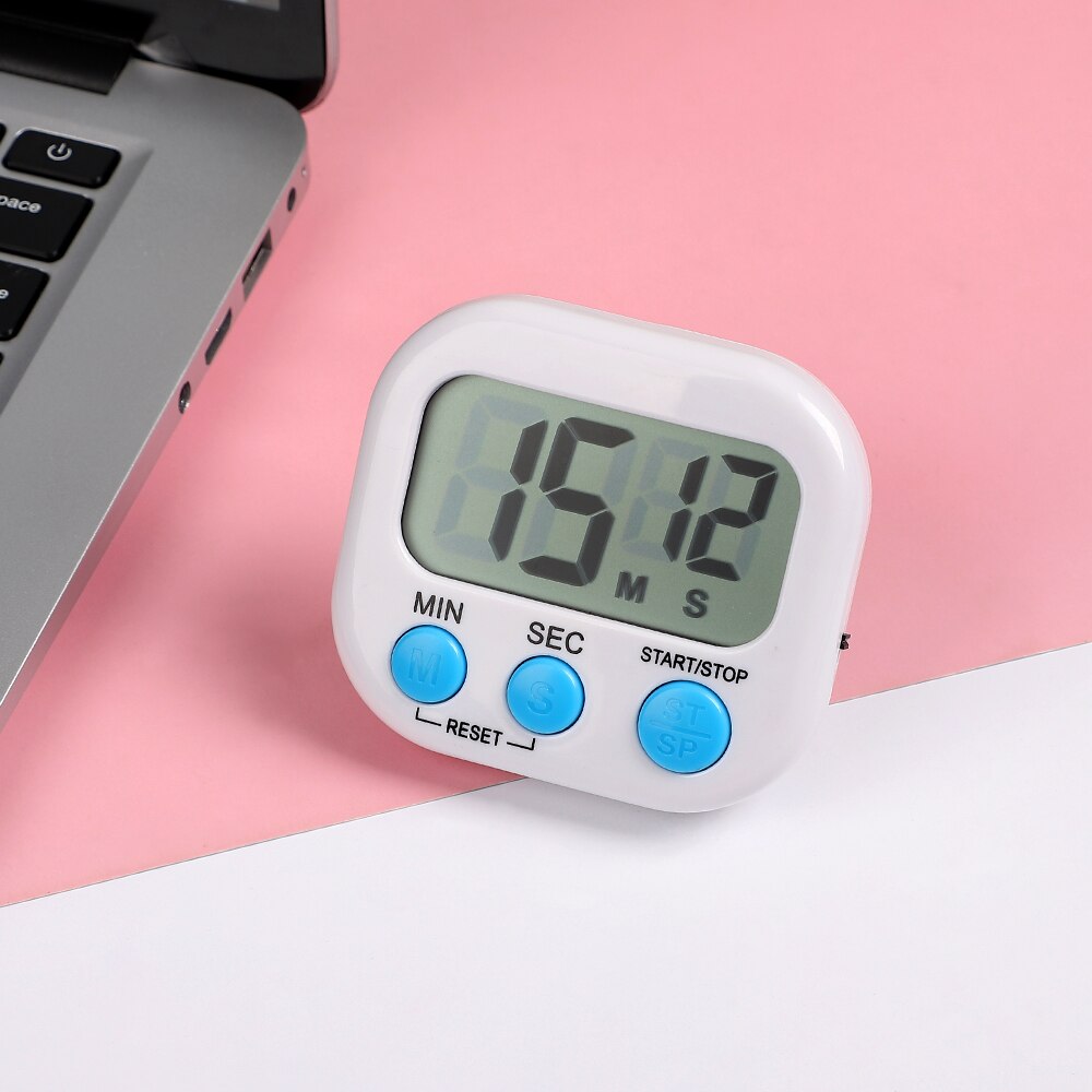 1Pc Multifunction countdown LCD screen display Fresh Learning aid timer