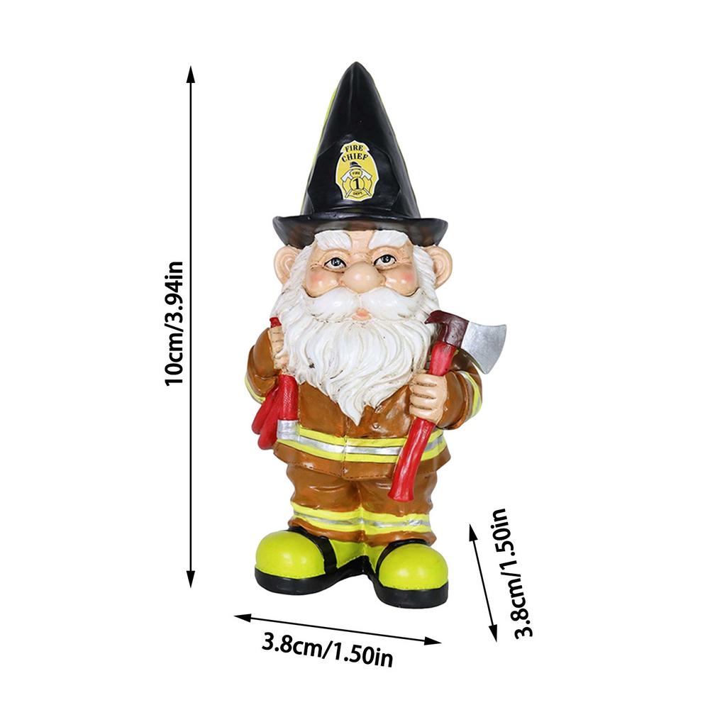 Funny Resin Garden Gnome Statue Hand-painted Naughty Dwarfs Figurines Home Lovely Crafts Garden Decoration For Birthday Gifts