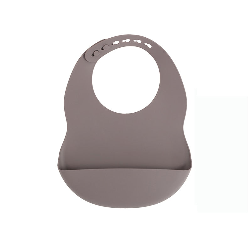 BPA Free Baby Bibs Food Grade Silicone - Adjustable Burp Bib