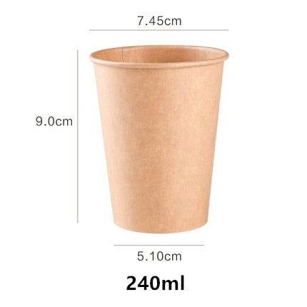 High Quality Disposable Kraft Paper Cup