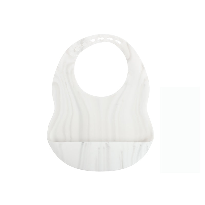 BPA Free Baby Bibs Food Grade Silicone - Adjustable Burp Bib