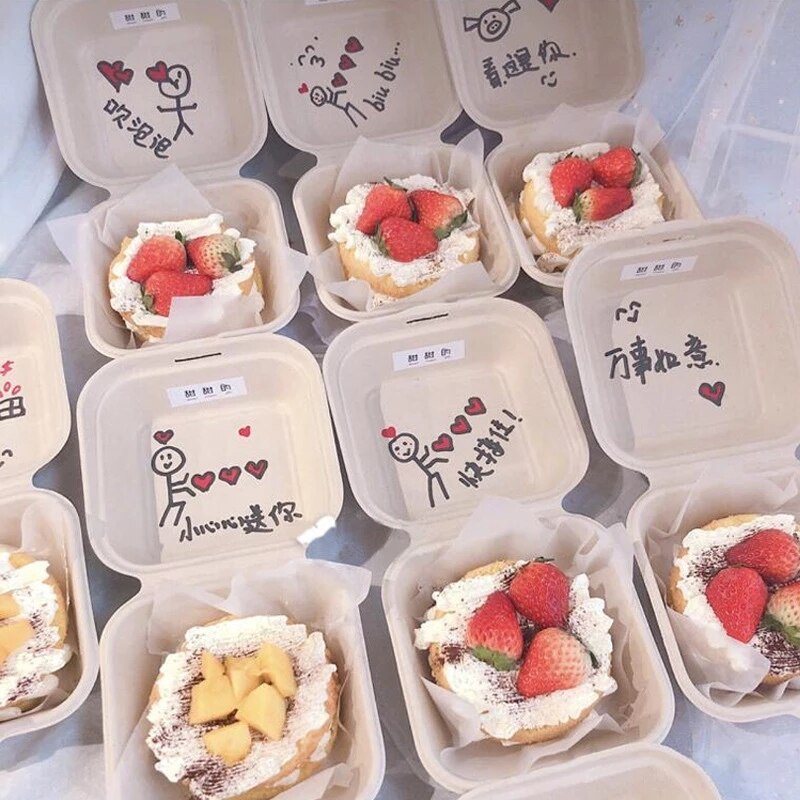 10/20pcs Disposable Bento Food Containers