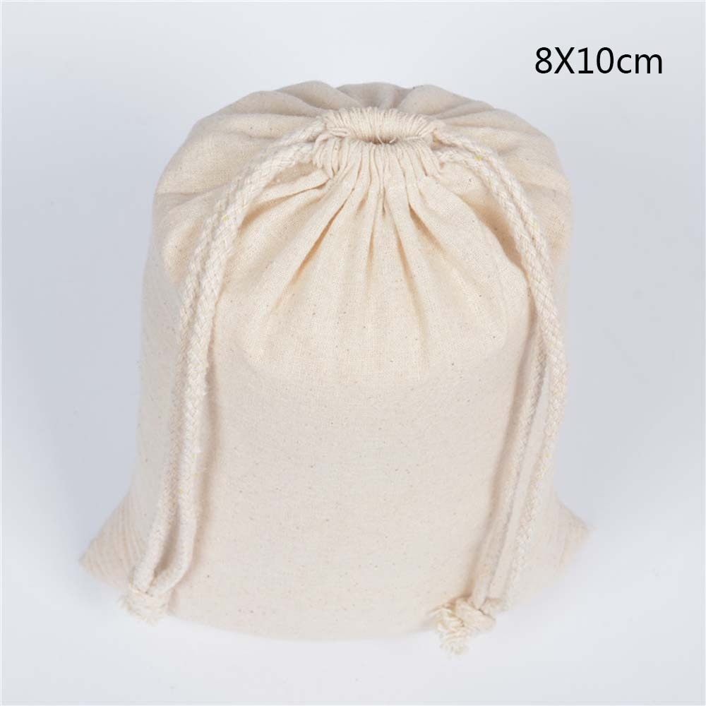 Cotton Fabric Drawstring Storage Bag - Travel luggage organizer