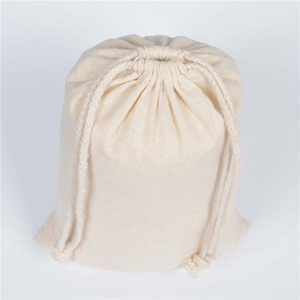 Cotton Fabric Drawstring Storage Bag - Travel luggage organizer