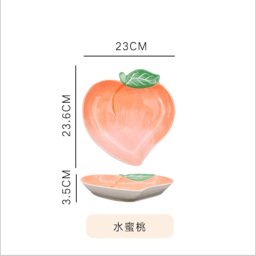 Fruit Shaped Ceramic Dish