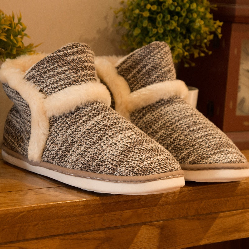 Indoor Cotton Winter Slippers for Home