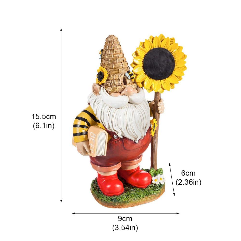 Funny Resin Garden Gnome Statue Hand-painted Naughty Dwarfs Figurines Home Lovely Crafts Garden Decoration For Birthday Gifts