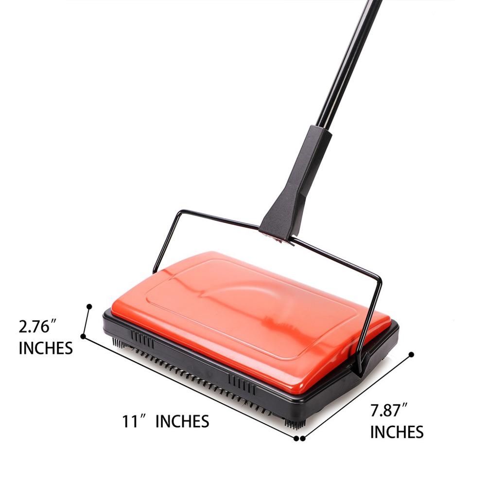 Eyliden Carpet Floor Sweeper Cleaner for Home Office Carpets Rugs Undercoat Carpets Dust Scraps Paper Cleaning with Brush