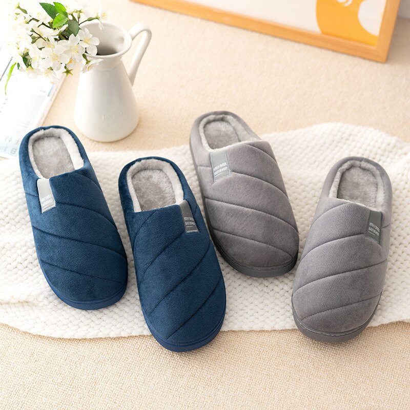 Lovers Indoor Slippers Warm Plush Soft Bottom Women & Men