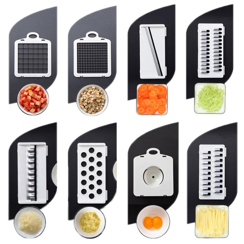 7 In 1 Food Vegetable Salad Fruit Peeler Cutter Slicer Dicer Chopper Grater Potato Cutting Device Vegetable Cutter Kitchen Tools