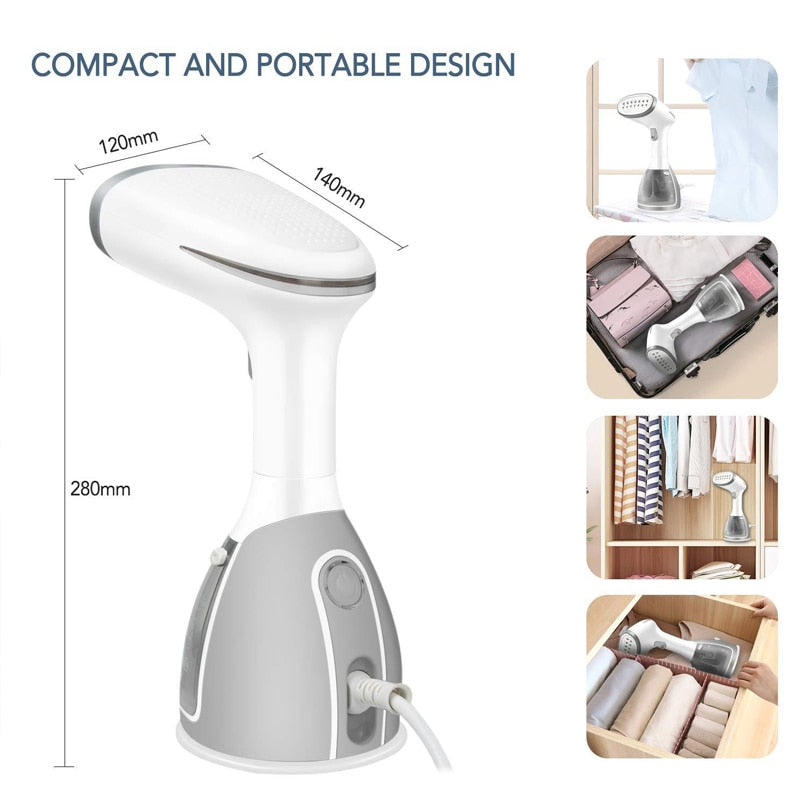 Steamer Iron for Clothes Handheld Garment Steamer 1500W Mini Portable Travel