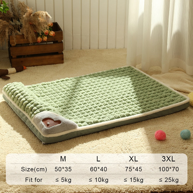 HOOPET Winter Dog Mat Luxury Pad for Small Medium Large Dogs