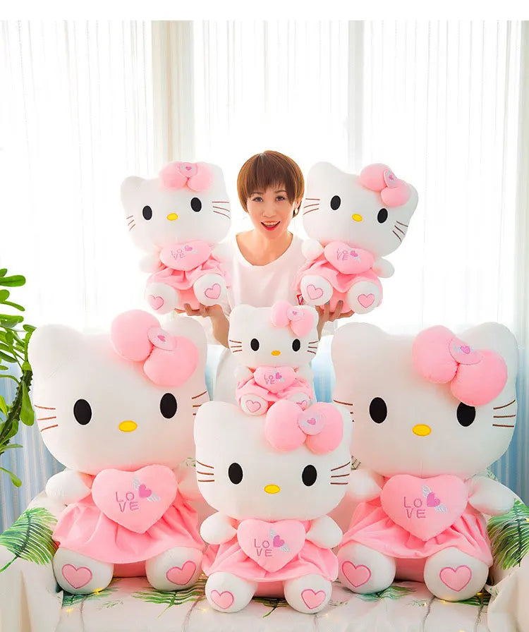 24-55cm Sanrio Hello Kitty Cat Plush Toys