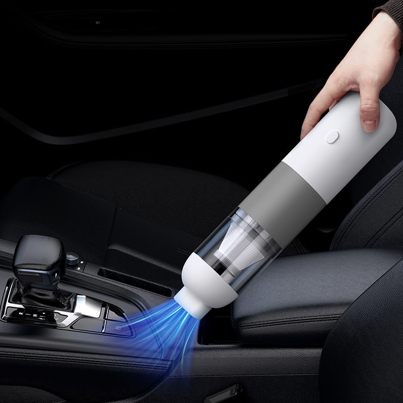 Portable Car Vacuum Cleaner Rechargeable Handheld Automotive Vacuum Cleaner For Car Wireless Dust Catcher Cyclone Suction