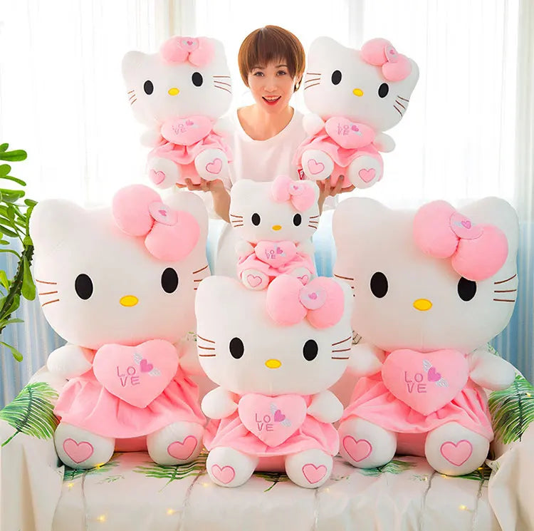 24-55cm Sanrio Hello Kitty Cat Plush Toys