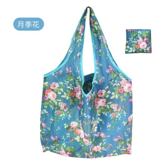 New Arrival Reusable Shopping Bags Women Foldable Tote Bag Eco Grocery Bag Folding Large Capacity Handbags Portable Bags