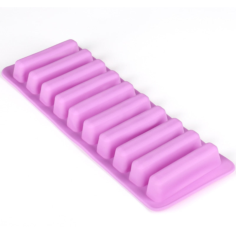 10 Grids Stick Shape Ice Tray