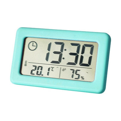 Mini LCD Digital Table Dashboard Desk Electronic Clock For Desktop Home Office Silent Desk Time Display Clock