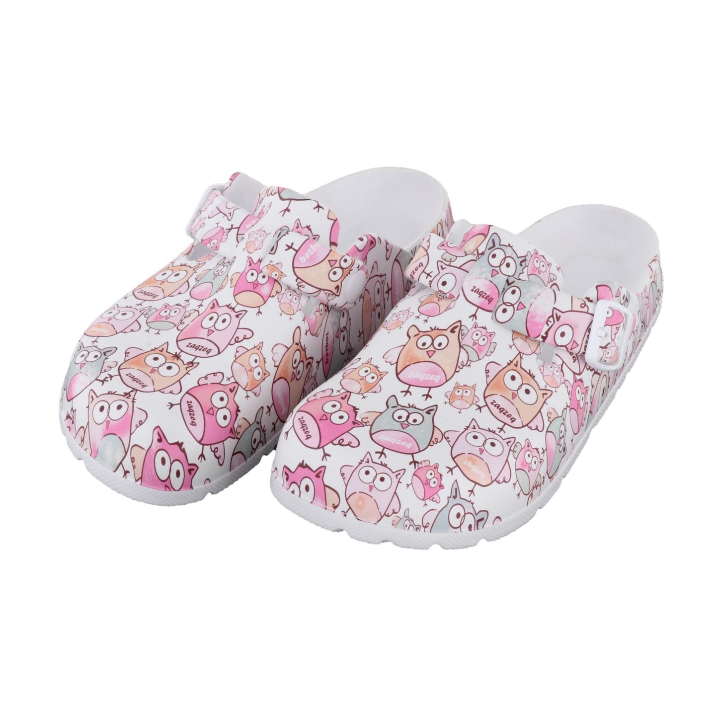 Summer Women Clogs EVA Non-slip Nurse Shoes Flat-soled Operating Shoes Casual Slippers Garden Beach Shoes Patterned Sandals