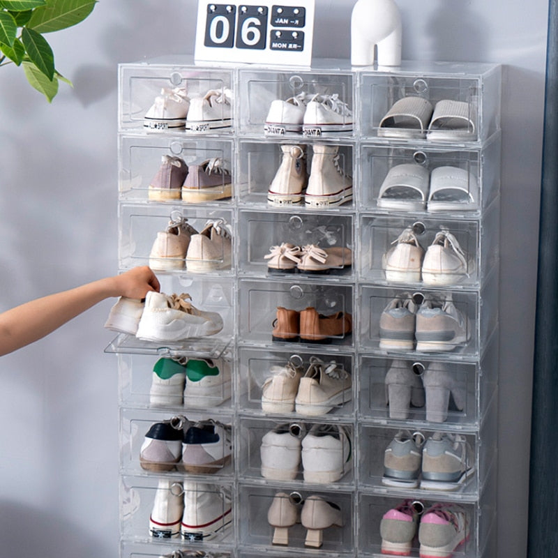 6pcs shoe cabinet organizer box