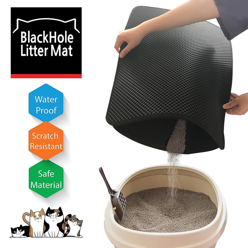 Double Layer Pet Cat Litter Box Mat