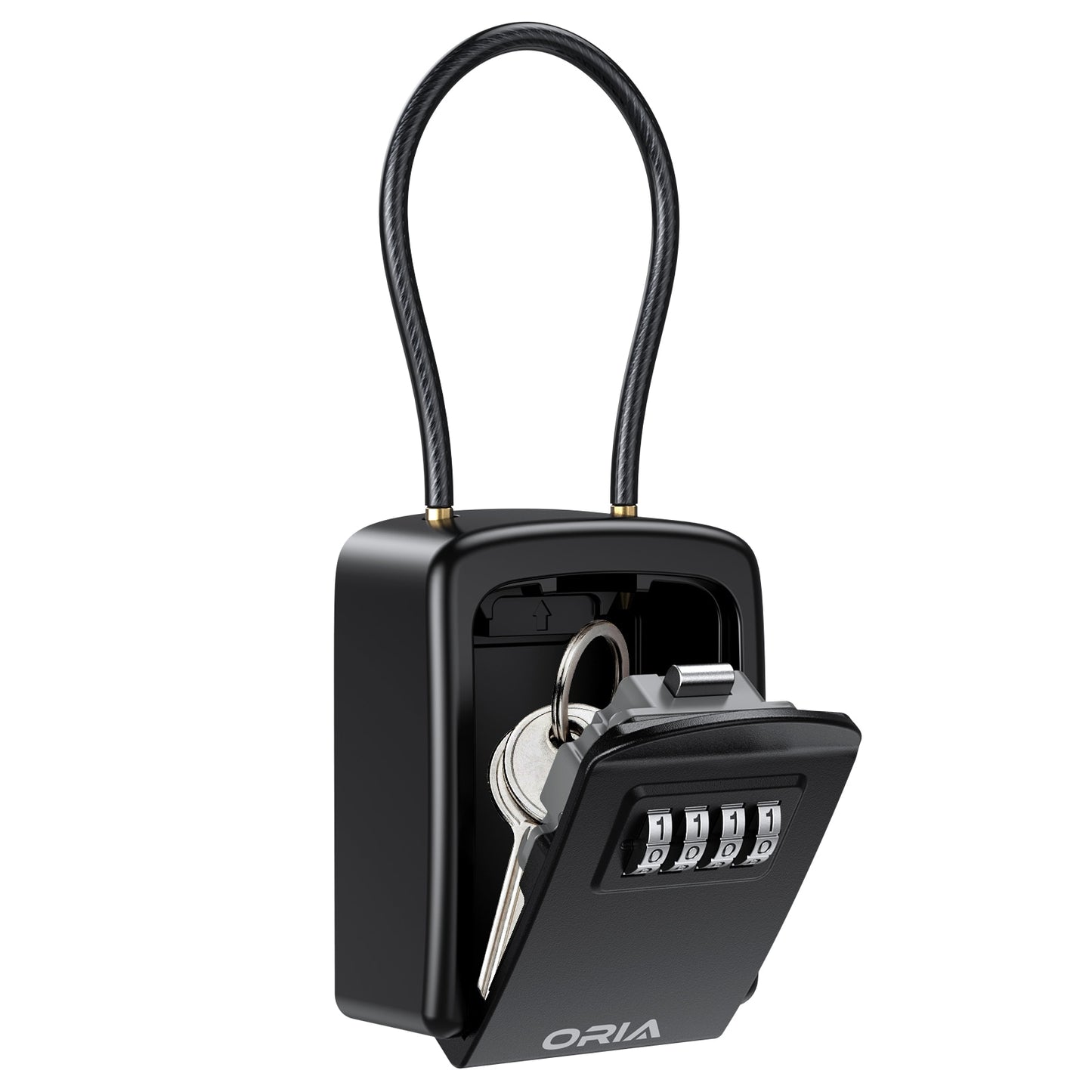 ORIA Key Lock Box 4 Digit Combination Key Safe Box