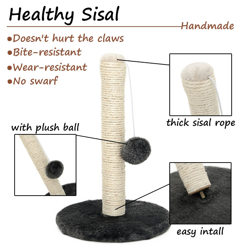 Sisal Rope Cat Scraper Scratching Post