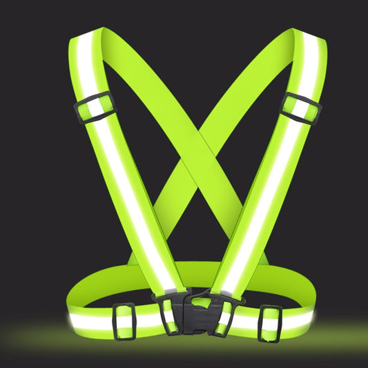 Reflective Vest High Visibility Adjustable Safety Vests - Elastic Strip