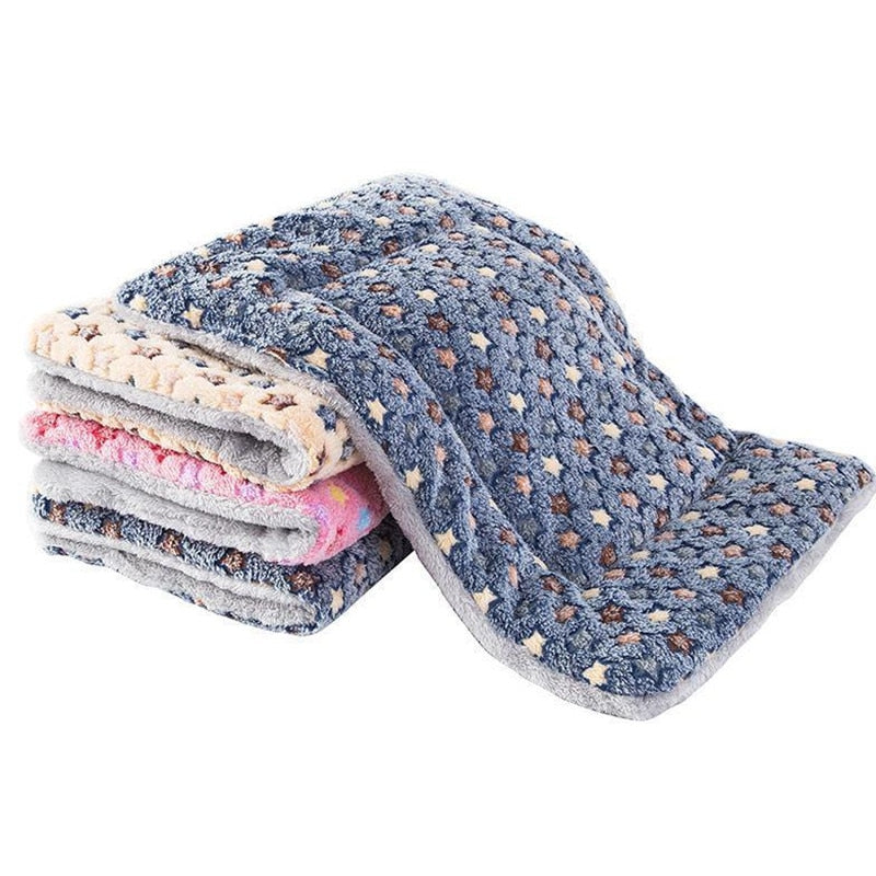 Soft Flannel Thickened Pet Soft Fleece Pad /Blanket Bed Mat