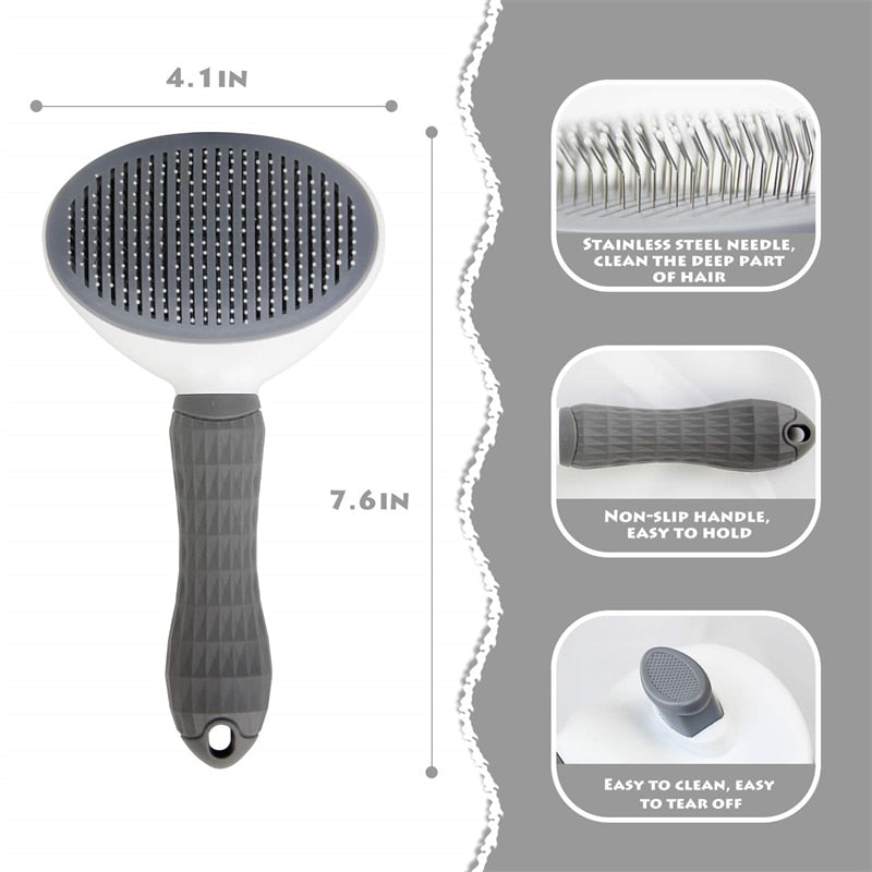 Grooming Care - Brush Stainless Steel Comb For Long Hair Pets