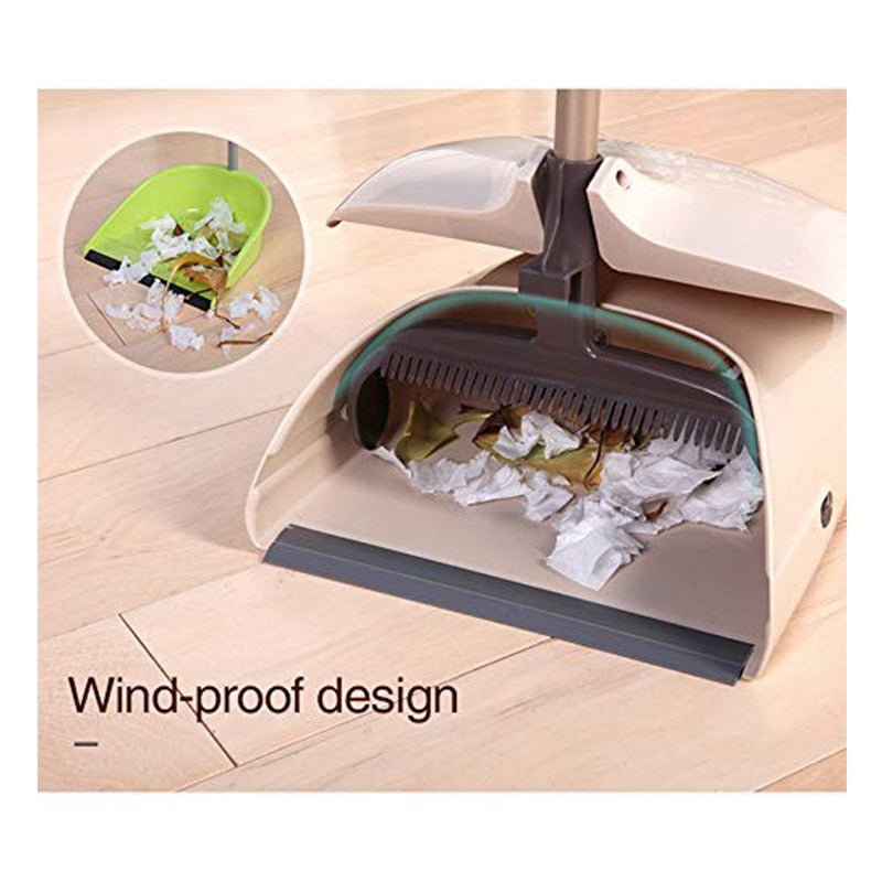 Eyliden Broom and Dustpan Set