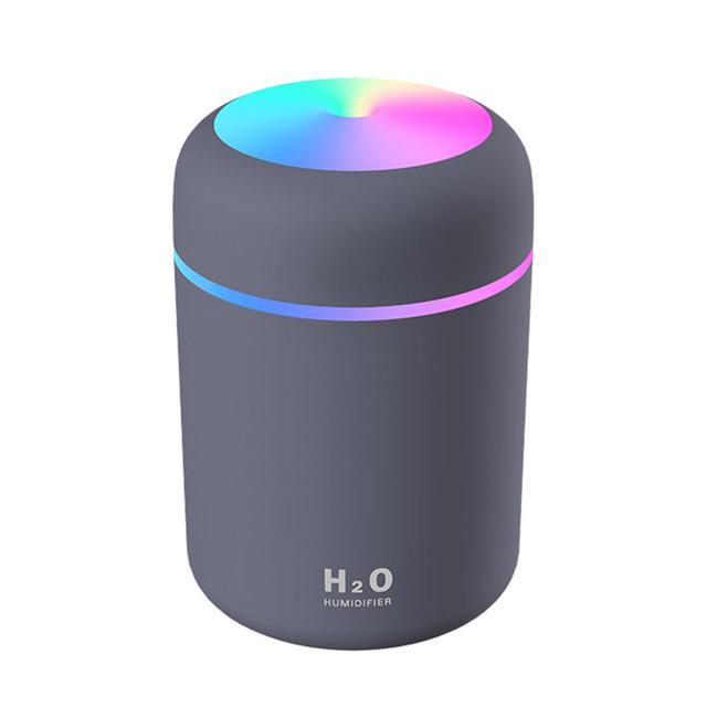 Portable 300ml Air Humidifier with Colorful Night Light - Cool Mist