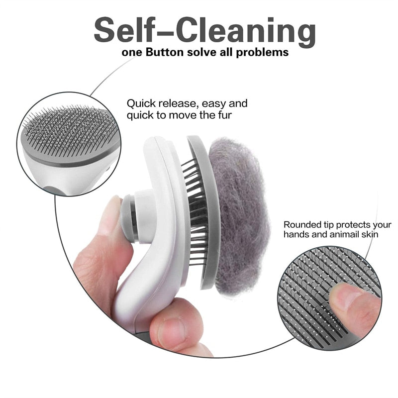 Grooming Care - Brush Stainless Steel Comb For Long Hair Pets