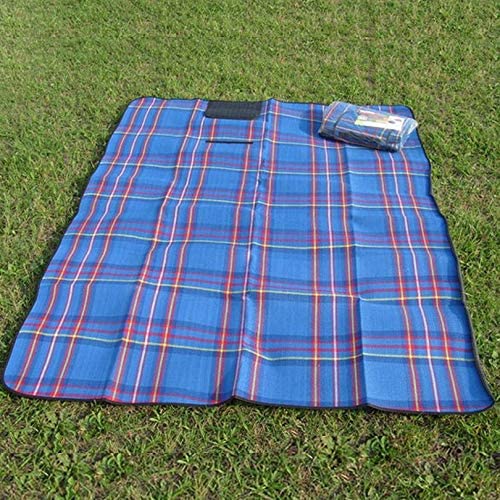 Folding Waterproof Plaid Blanket