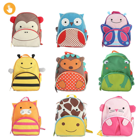 Animal Prints Children Cartoon Animal School Backpack