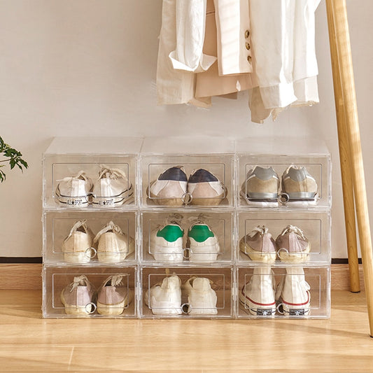 6pcs shoe cabinet organizer box