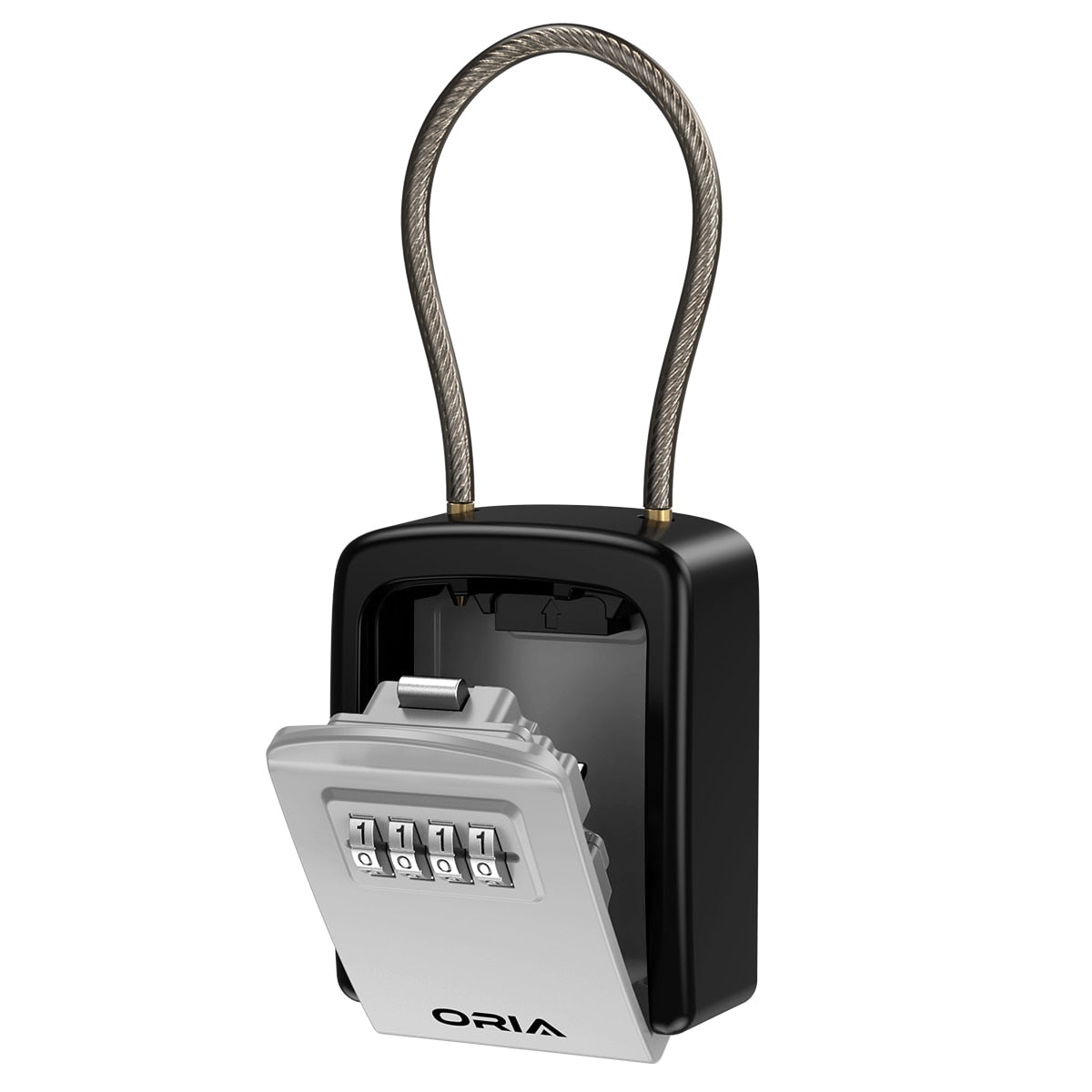 ORIA Key Lock Box 4 Digit Combination Key Safe Box