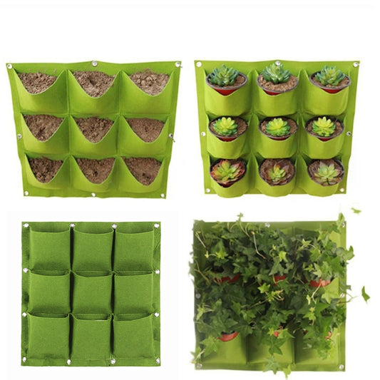 Green Pockets Growing Planter Bags Vertical Vegetable Garden