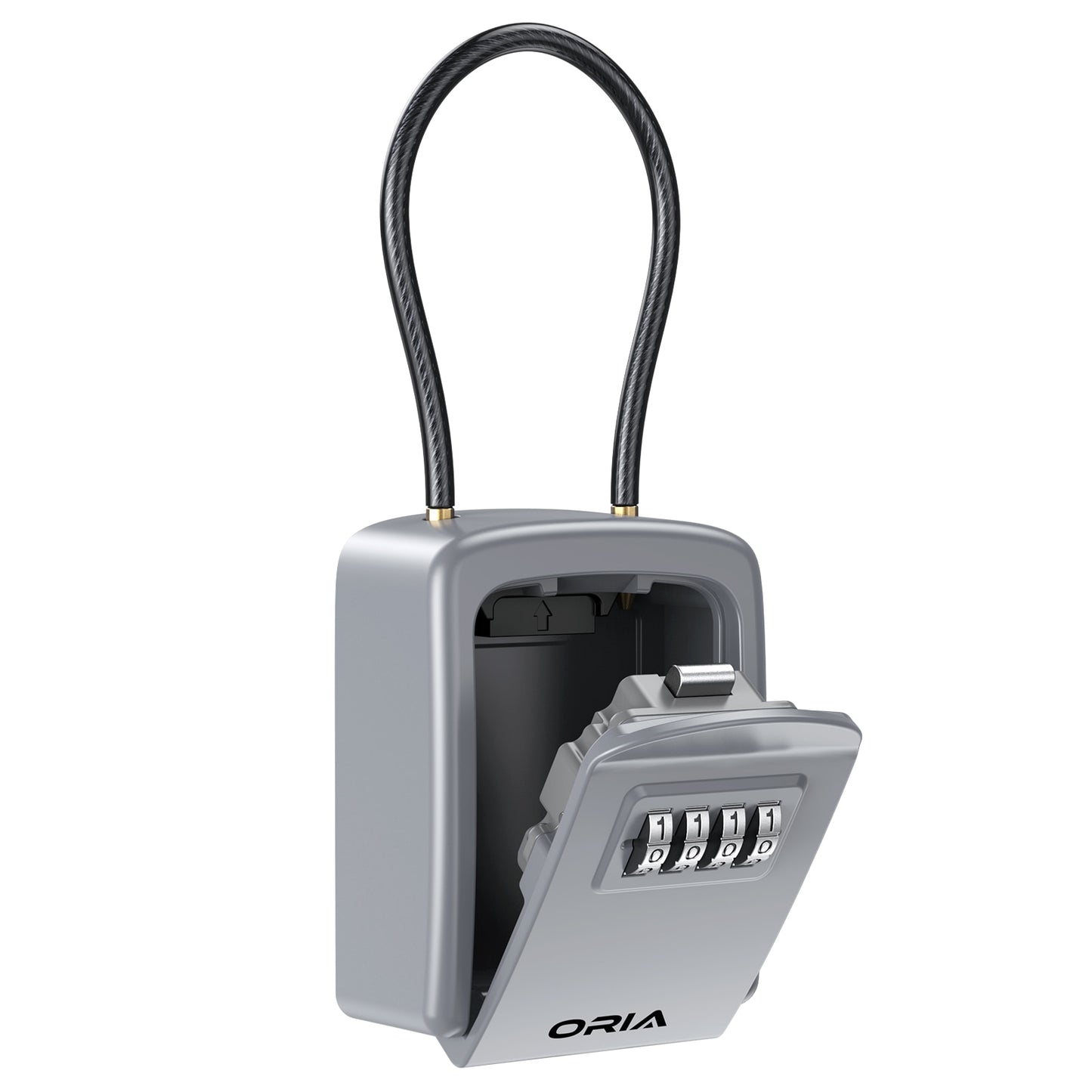 ORIA Key Lock Box 4 Digit Combination Key Safe Box