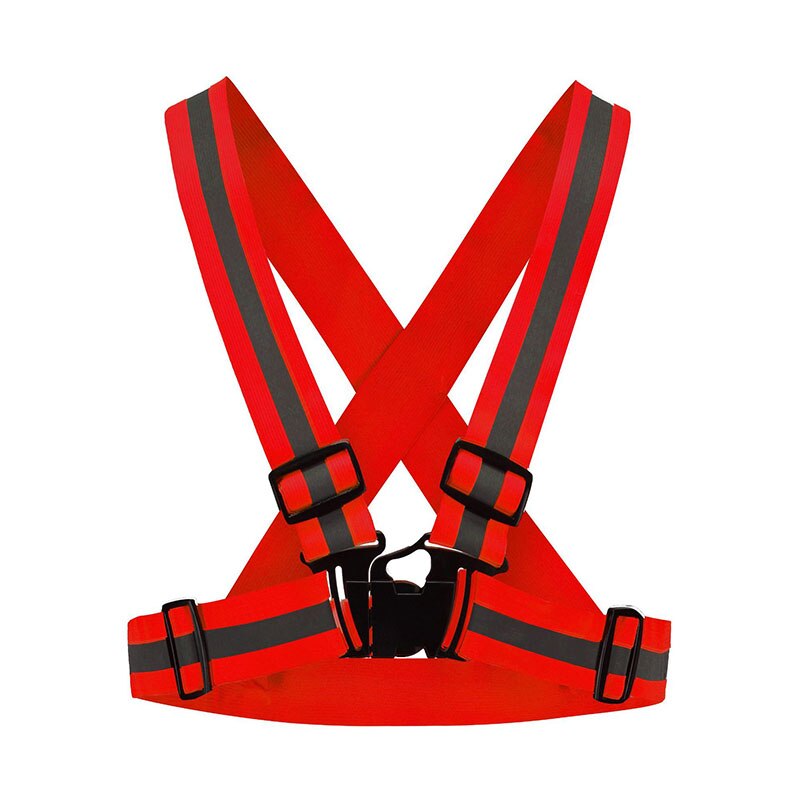 Reflective Vest High Visibility Adjustable Safety Vests - Elastic Strip