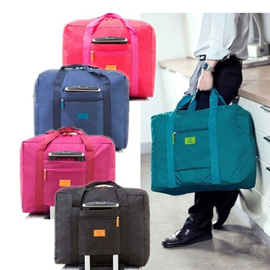 LKEEP Travel Big Large Size Nylon Foldable Waterproof Luggage Bag Storage Carry-On Duffle Bag 42*17*35cm