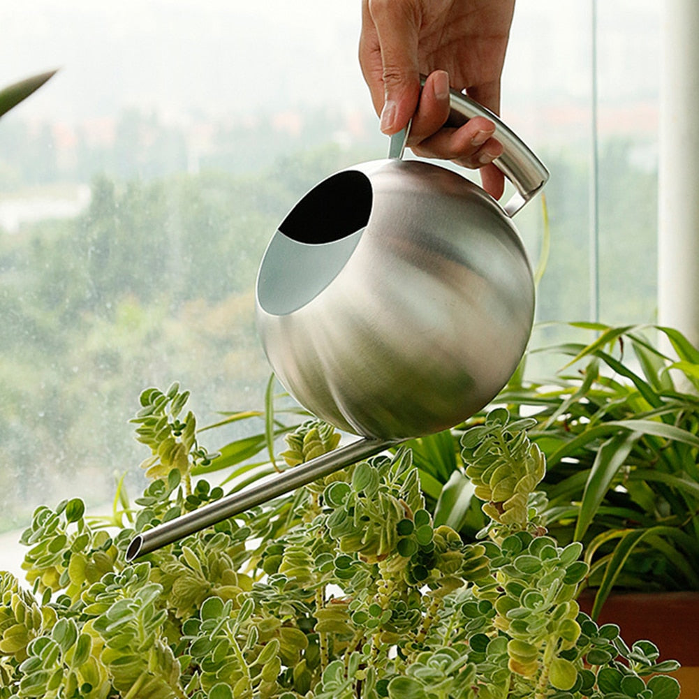 1L Stainless Steel Small Watering Can