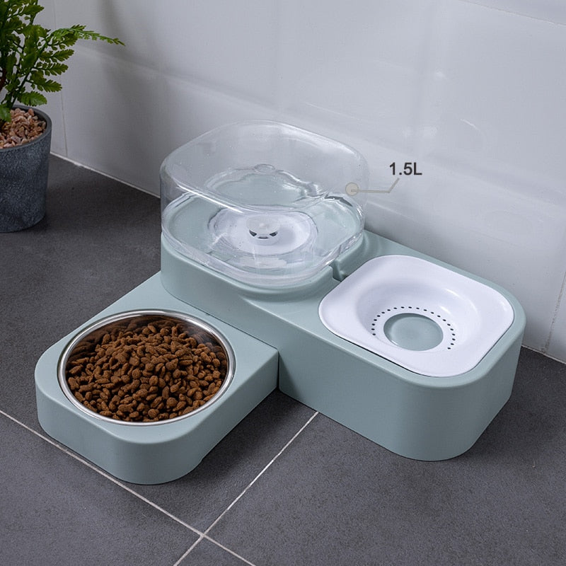 3 Style Pet Feeder Bowls - Automatic Drinking Fountain 1.5L Capacity